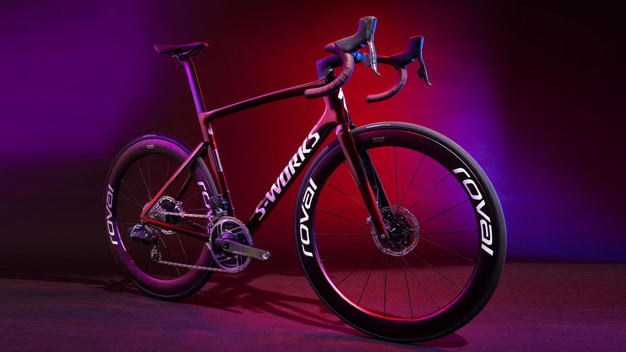 Custom painted Specialized tech at the Olympics