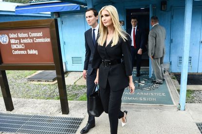 Ivanka Trump and Jared Kushner at the DMZ