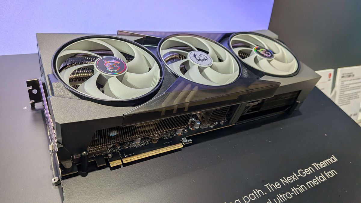 Next-gen GPUs aren't around at Computex, but MSI's got a taste of what they might look like