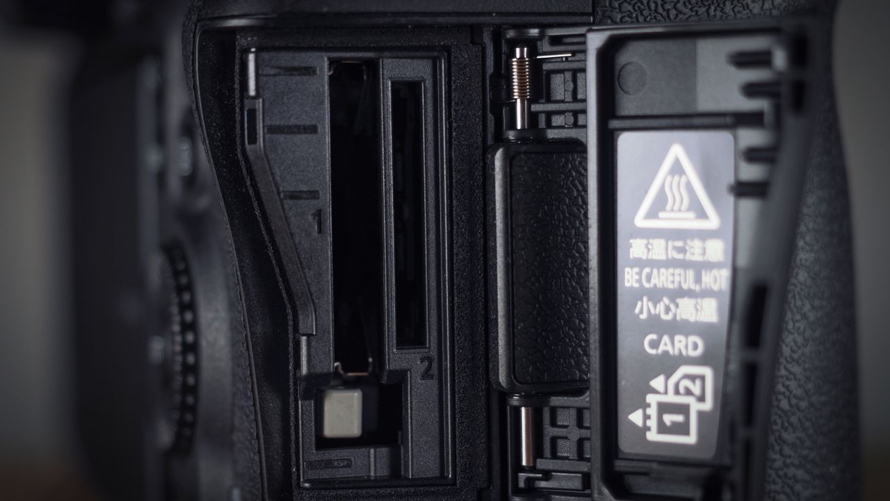 Canon EOS R6 Mark III on a wooden surface