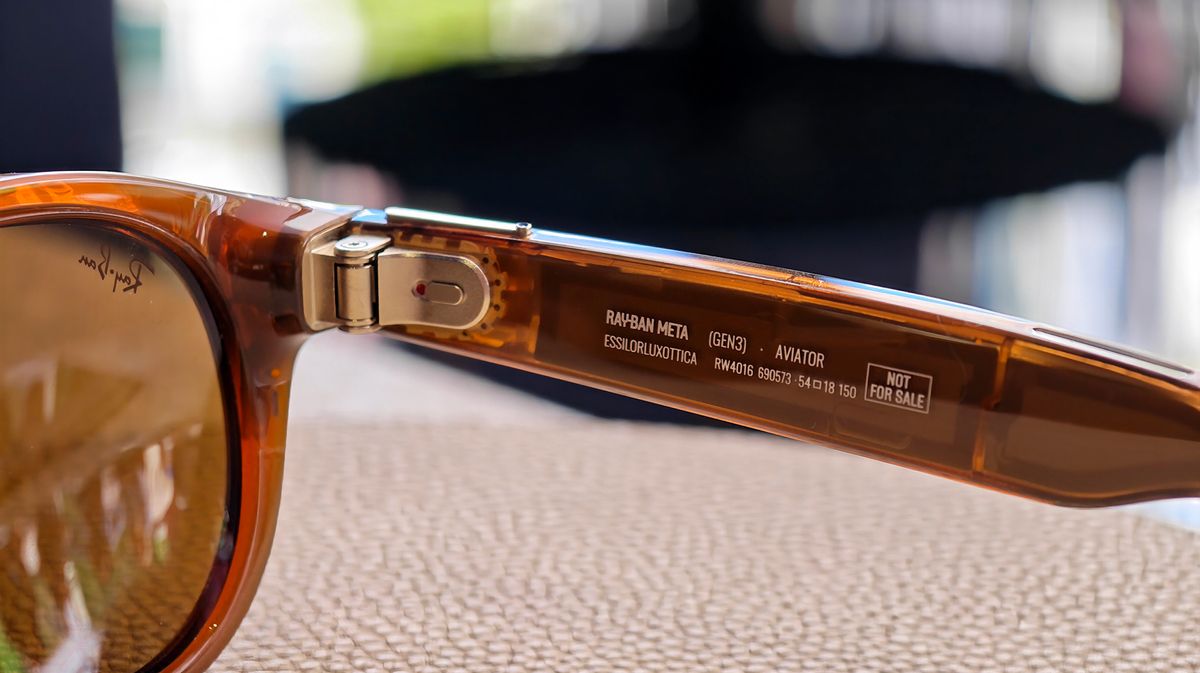Ray-Ban Meta Gen 3 in the Aviator style at Meta Connect 2026