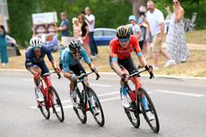 Fred Wright on the attack at the Tour de France 2022