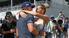 Jake Knapp and Makena White at the Cognizant Classic