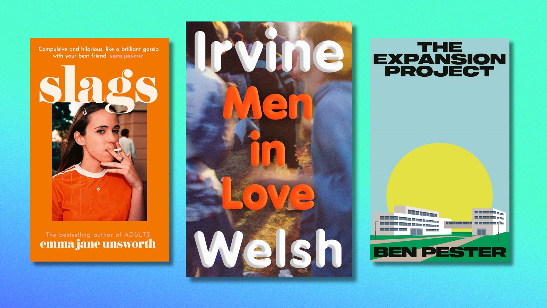 A selection of fiction book covers