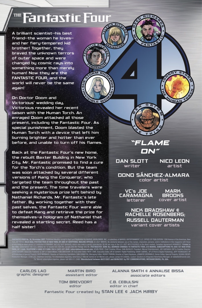 page from Fantastic Four #36