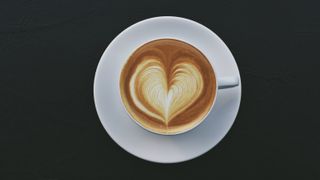 heart latte art