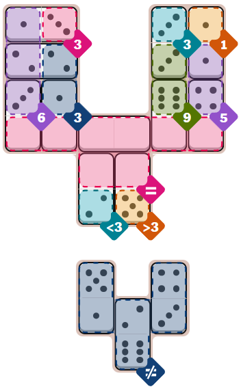 The New York Times Pips puzzle (hard) on Friday, September 11, 2026