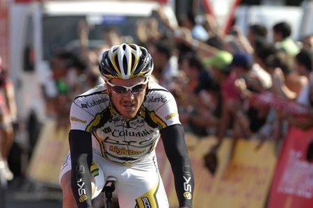 Australian Adam Hansen (Columbia-HTC) looks like he's had a tough day at work