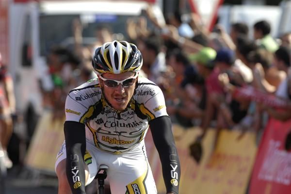 Australian Adam Hansen (Columbia-HTC) looks like he's had a tough day at work