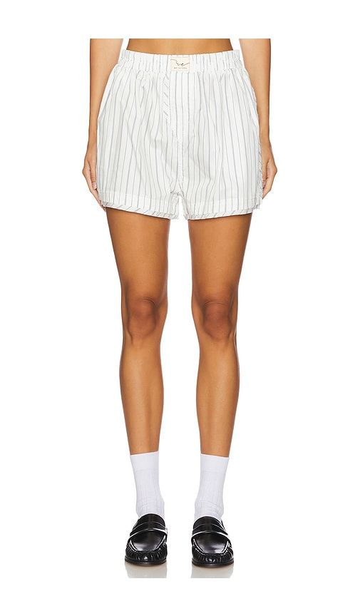 X We the Free Day to Day Striped Boxer in Ivory Combo