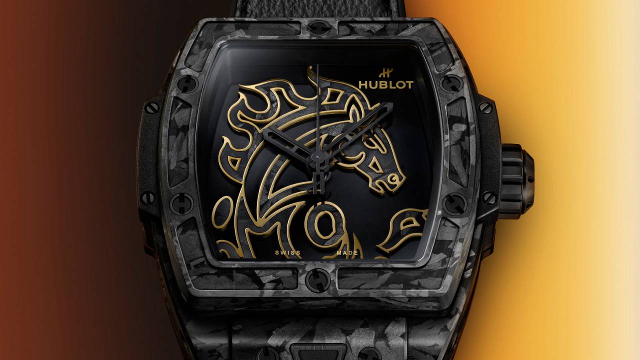 Hublot Spirit of Big Bang Year of the Horse Frosted Carbon