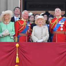 The Royal Family gathers on the balcony of Buckingham Palace