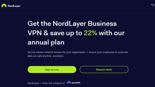 NordLayer website screenshot.