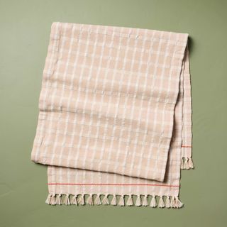 Tri-Stripe Plaid Stitched Table Runner - Hearth & Hand With Magnolia