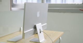 An iMac modded to remove the chin