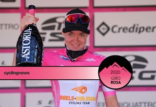 Anna van der Breggen (Boels Dolmans) takes the overall race lead after stage 8 at the Giro Rosa