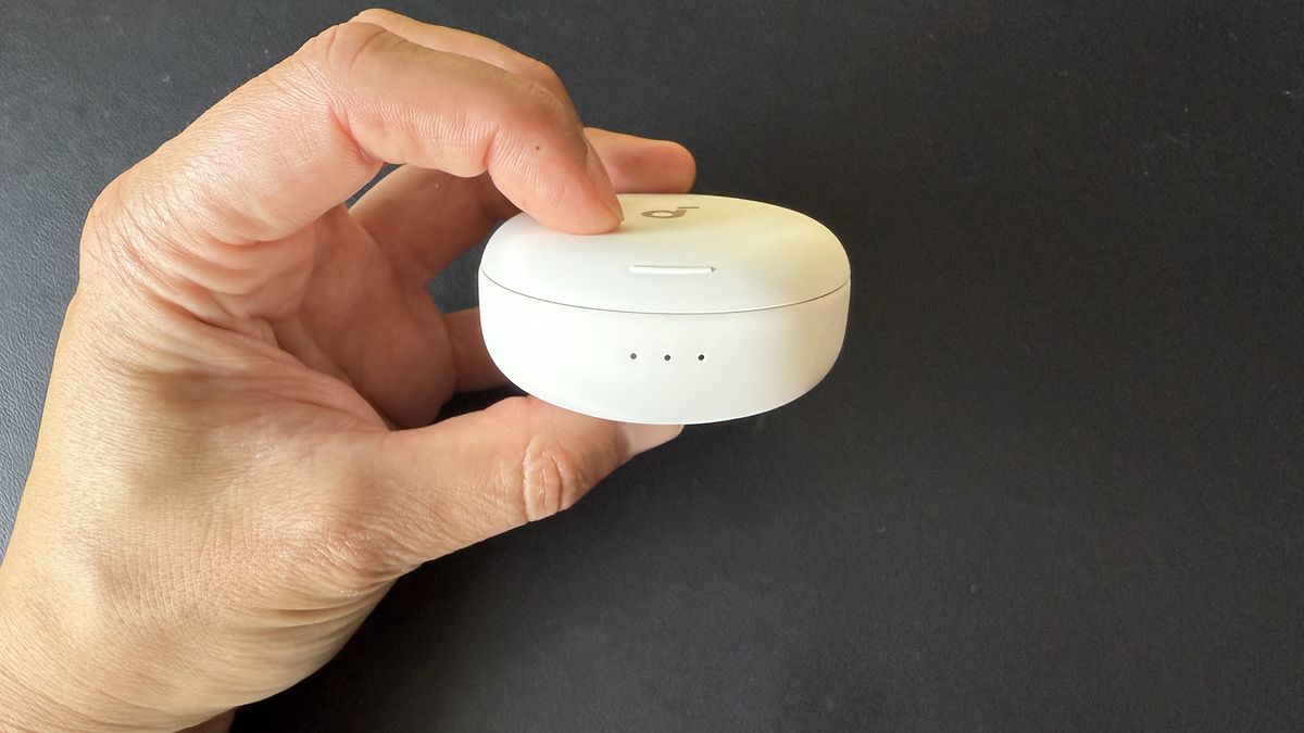 A selection of photos of the Soundcore Sleep A30 soundbuds.
