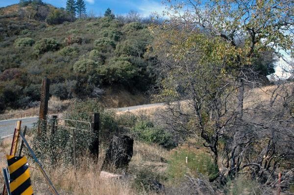 One of the steep gradients at the end of Del Puerto Canyon.