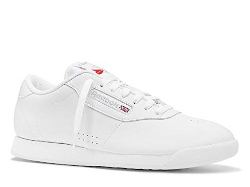 Reebok Princess Sneakers for Women, Comfortable Walking or Tennis Womens Shoes, Us-White, 8.5