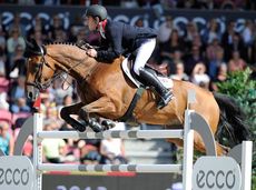 Scott Brash and Hello Sanctos on their way to the individual European bronze medal
