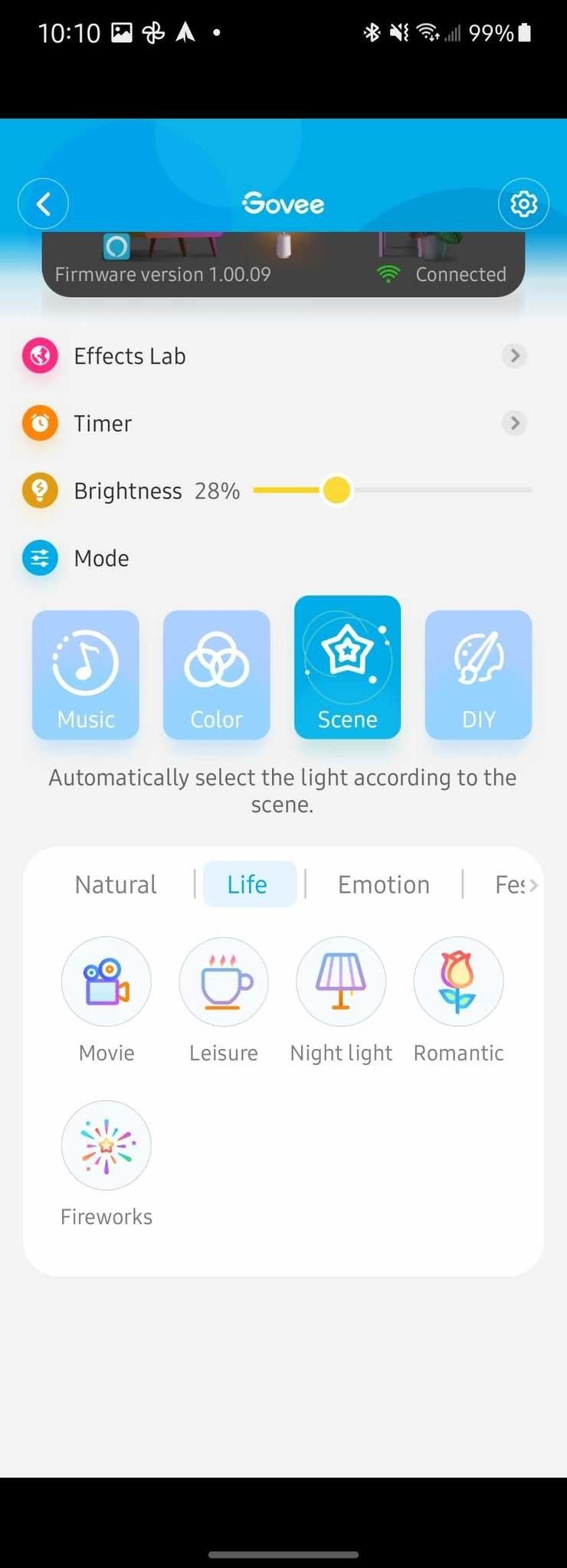 Govee Lyra Corner Floor Lamp Screenshot