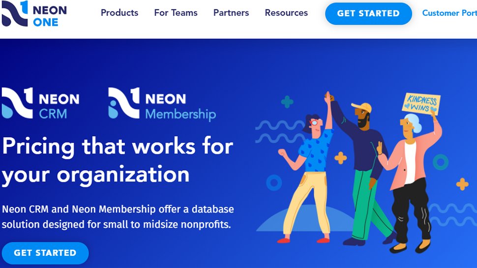 Website screenshot for Neon