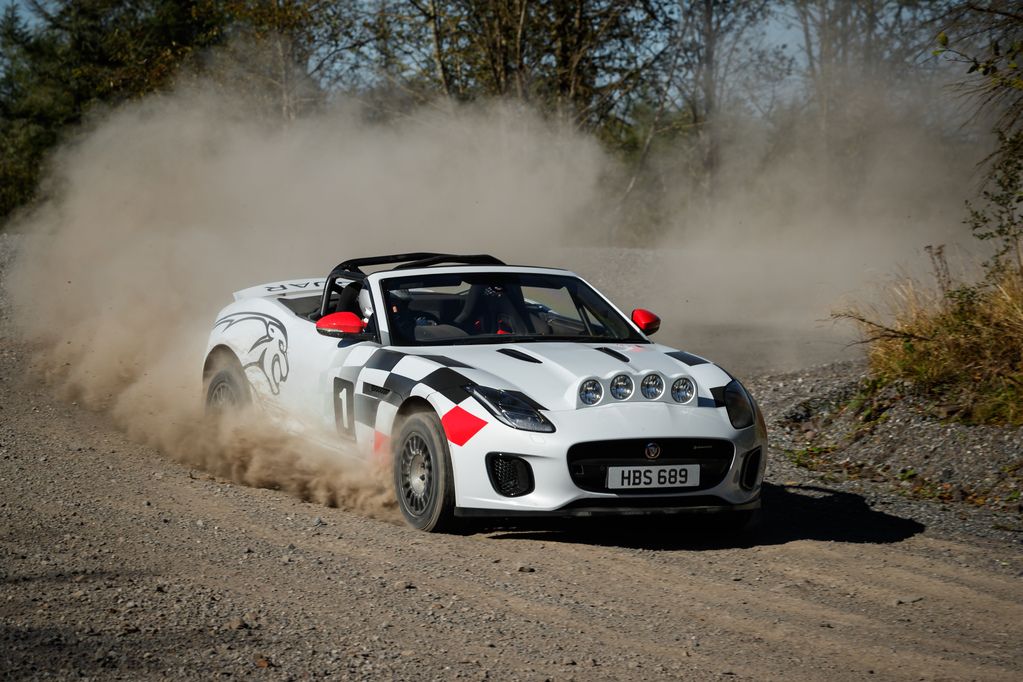 Jaguar F-Type rally