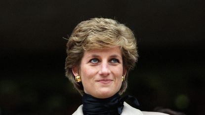 FRANCE - JANUARY 21: Lady Diana at the Rugby match France-Wales in Paris, France on January 21, 1995. (Photo by Jean-Luc PETIT/Gamma-Rapho via Getty Images)