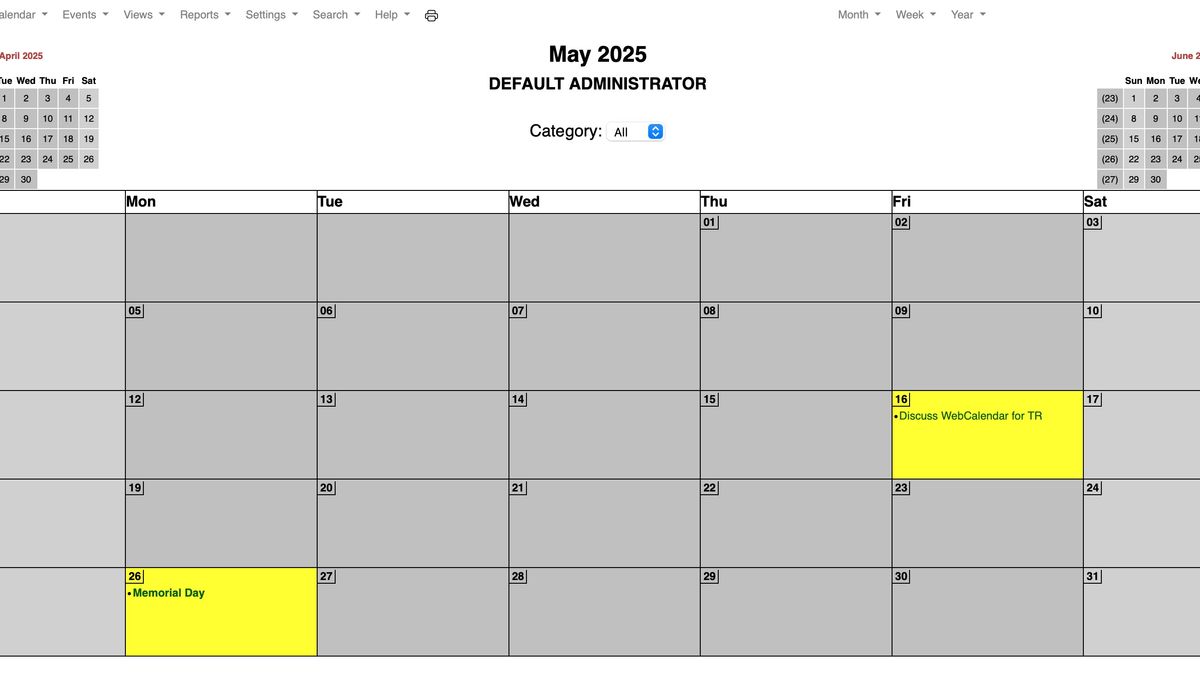 WebCalendar made it easier for me to track my schedule