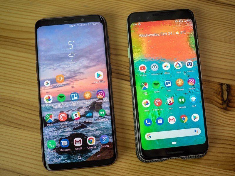 Google Pixel 3 vs. Galaxy S9