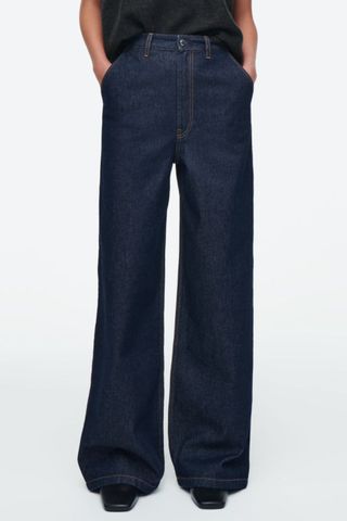 COS Raw Denim Trousers