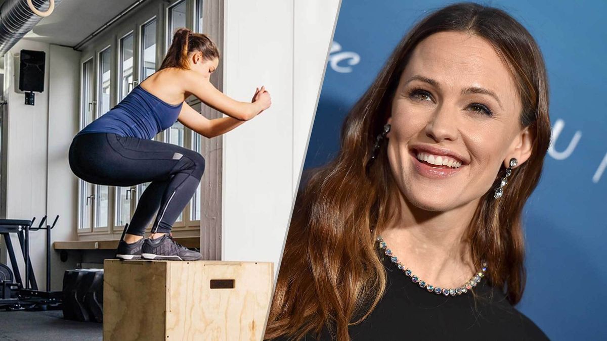 Jennifer garner box jumps