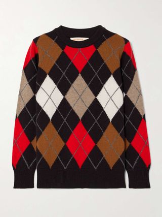 Argyle Wool Sweater