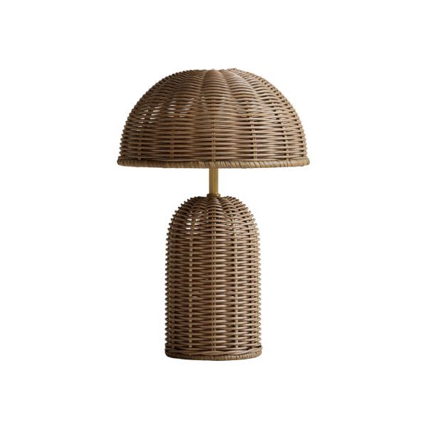 M&amp;amp;S, Colby Rechargeable Rattan Table Lamp