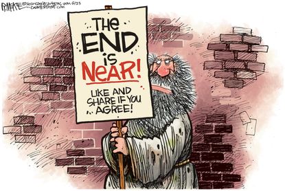 Editorial Cartoon U.S. the end is near