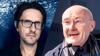 Steven Wilson and Phil Collins press pics combined