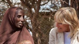 dr biden and somali women and children