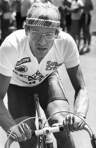 Laurent Fignon in his Tour de France debut in 1983.