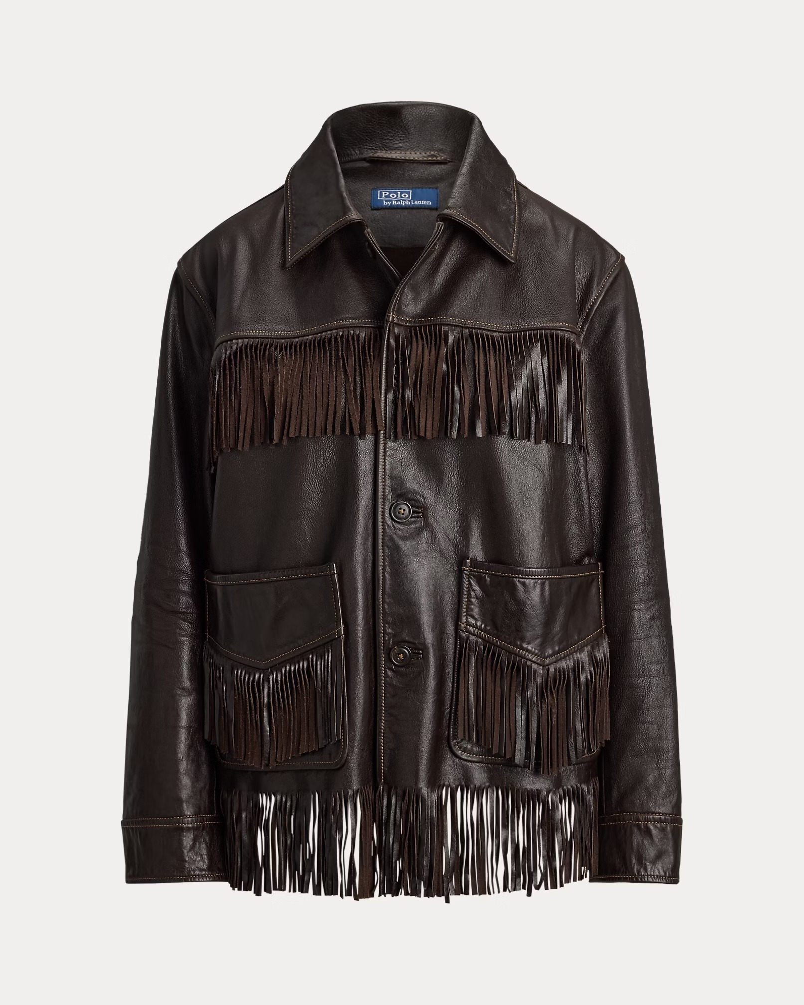 Polo Ralph Lauren, Fringe Leather Jacket
