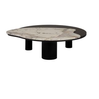 A granite topped coffee table