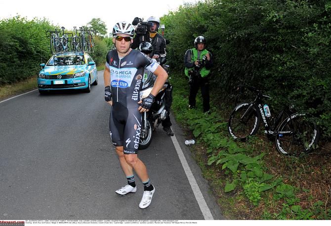 Jan Bakelants had a crash on stage 3
