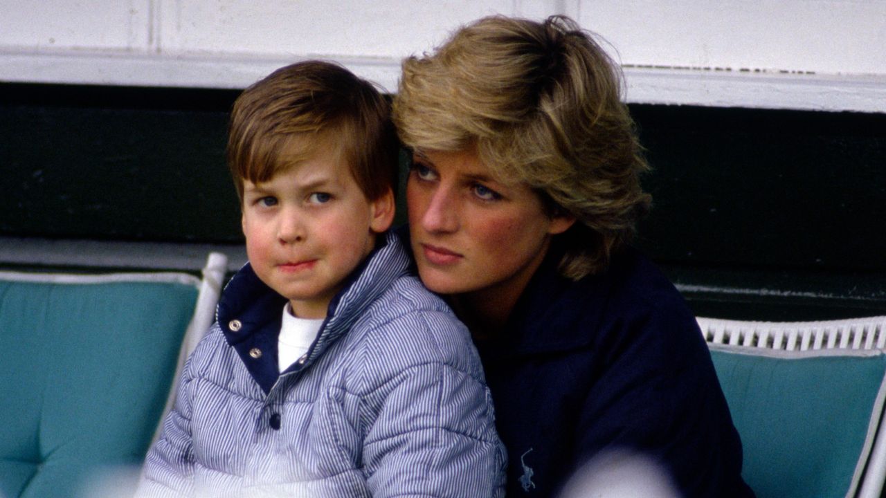 Prince William and Princess Diana