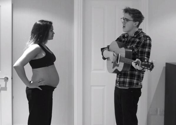 Tom Fletcher&amp;#039;s charming video of his pregnant wife is much better than yours, dads