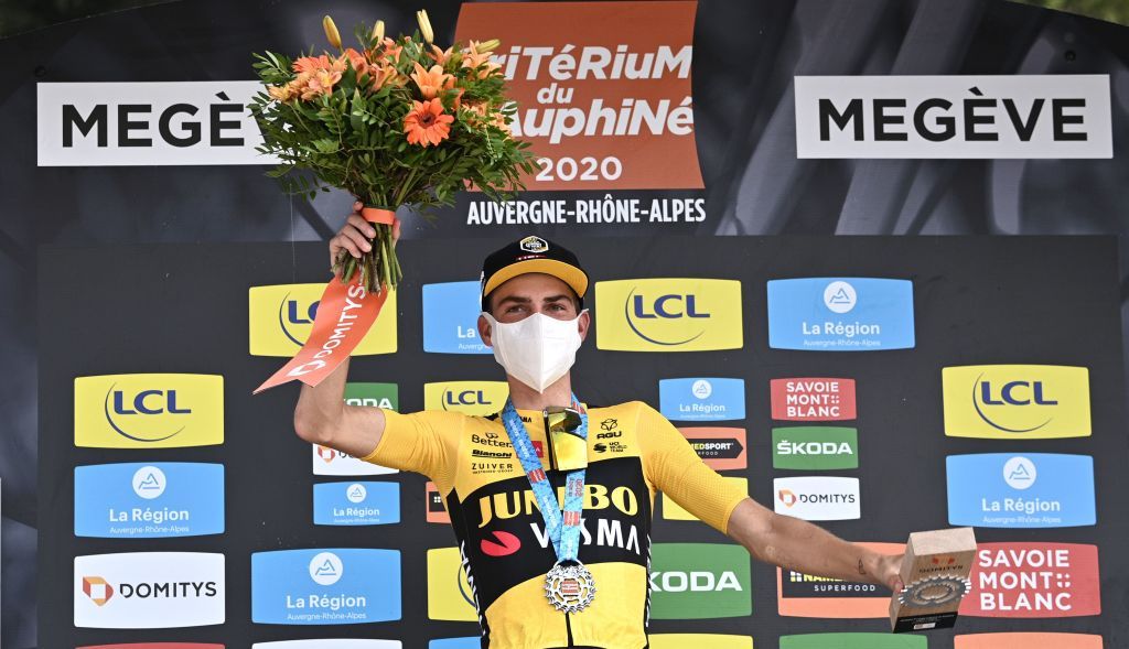 Sepp Kuss (Jumbo-Visma) wins stage 5 at Criterium du Dauphine