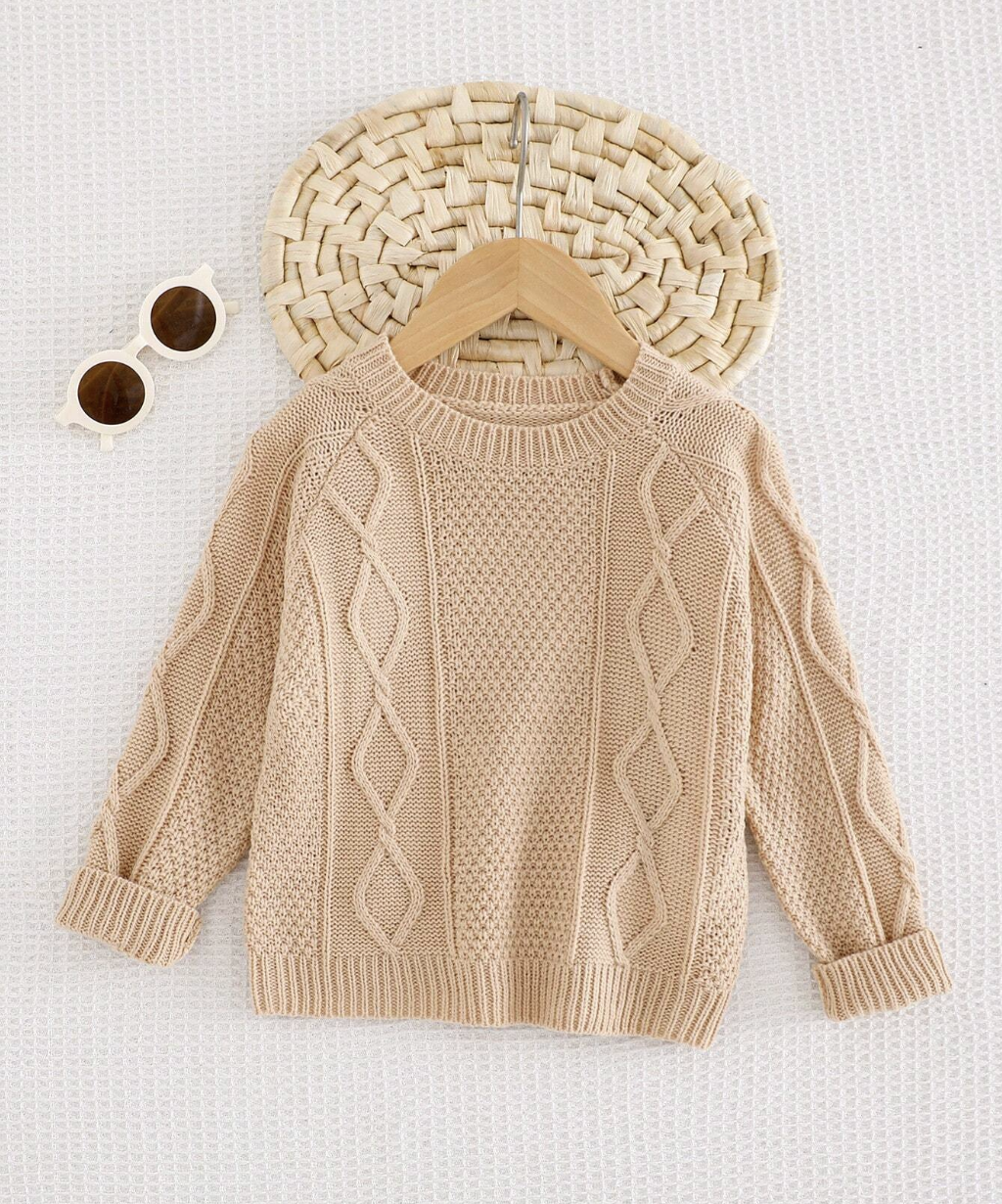 Cozy Pixies, Soft Knit Crew Neck Long Sleeve Pullover Sweater (Was $20)