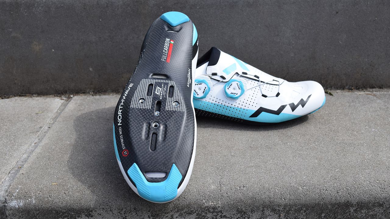 Northwave say the Extreme Pro shoes feature the stiffest carbon soles the brand makes