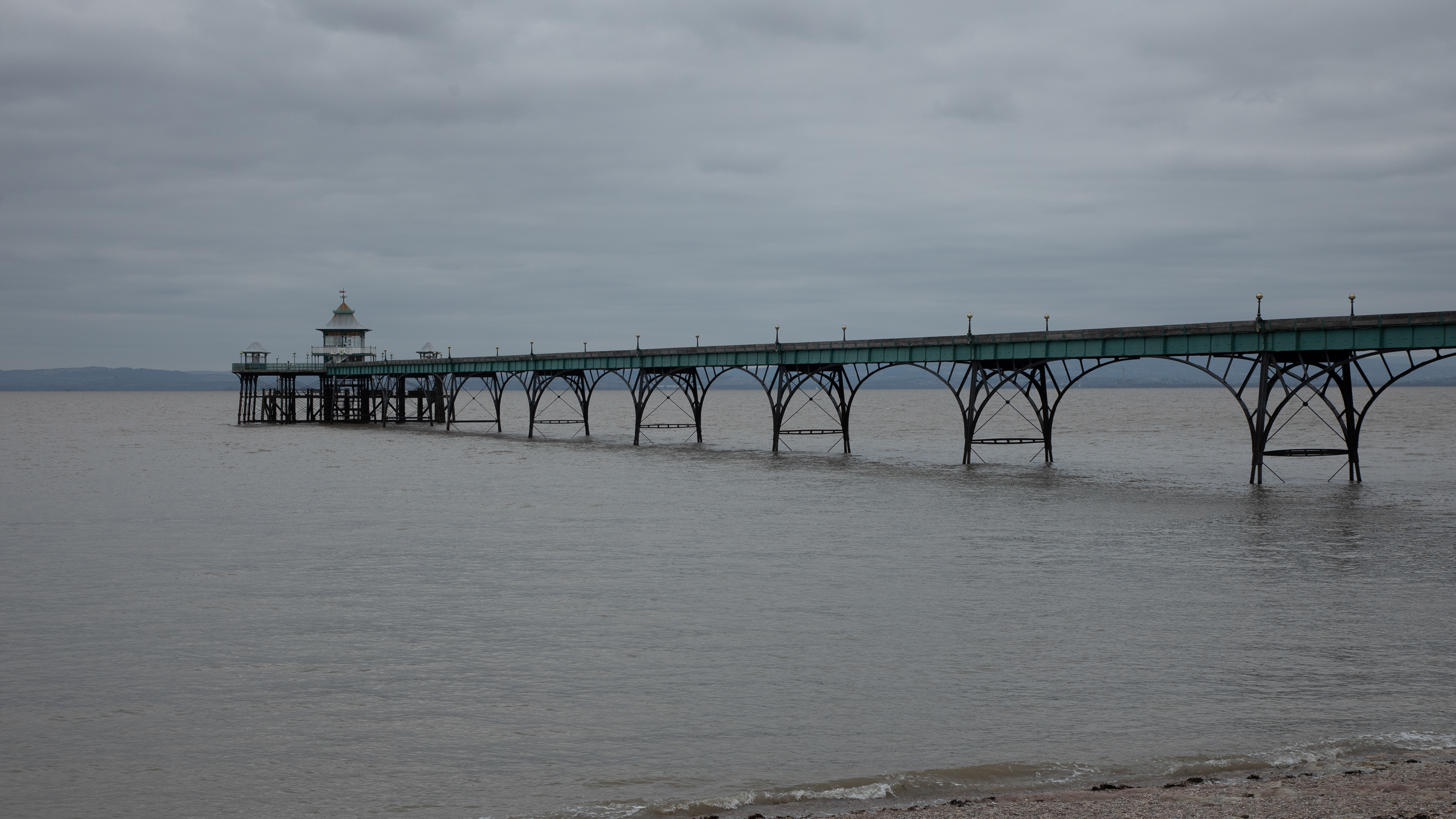 Clevedon Pier at sunset