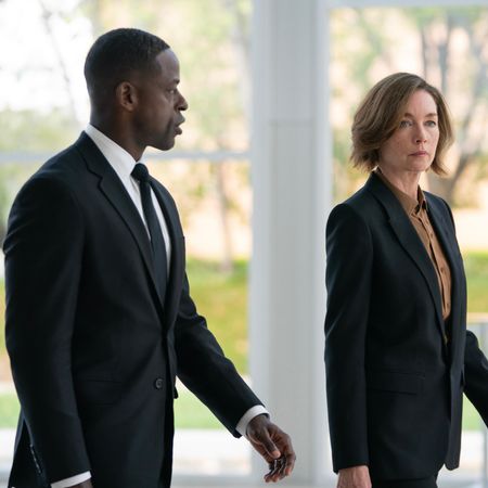 Sterling K. Brown and Julianne Nicholson in 'Paradise.'