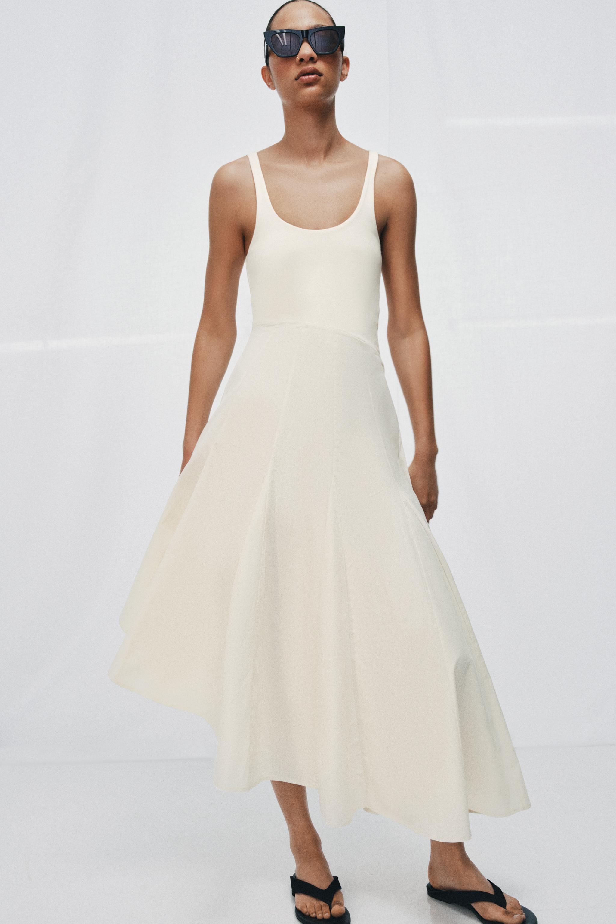 Dress With Godet Inserts