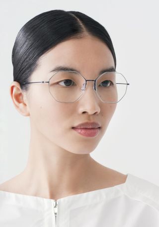 portrait of woman wearing glasses